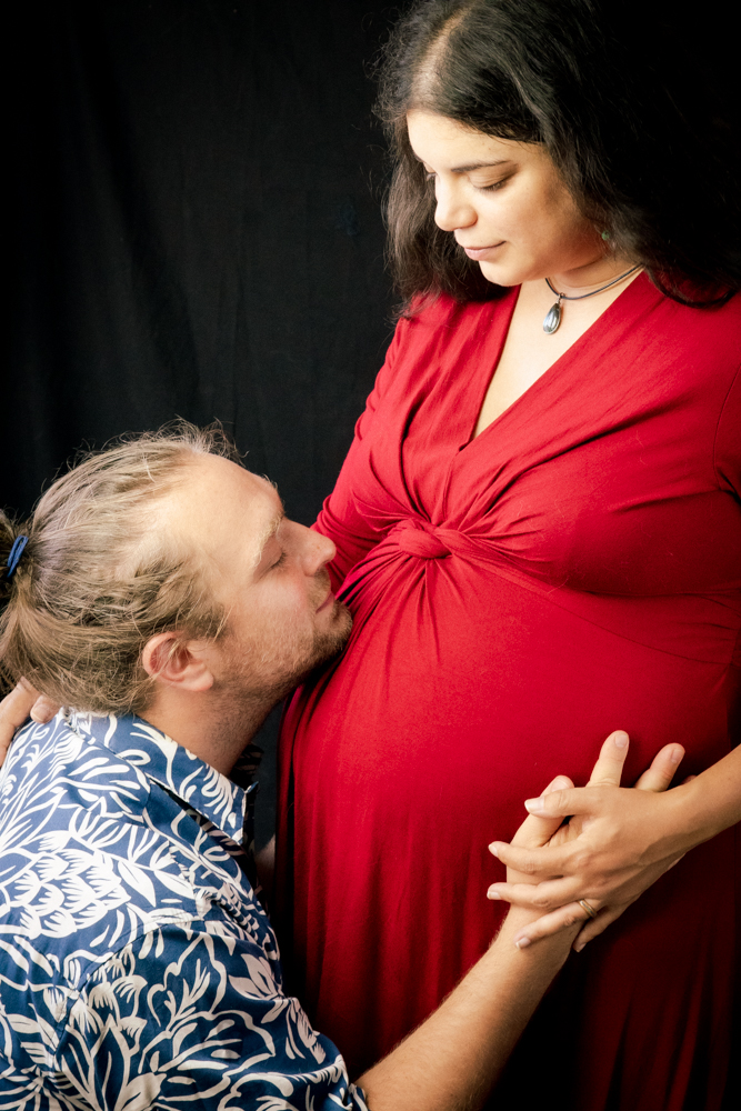 Portrait grossesse d'un couple