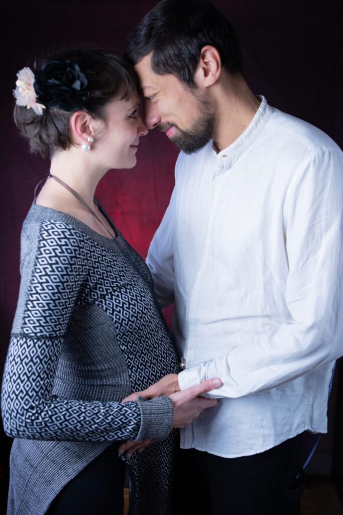 Portrait grossesse d'un couple
